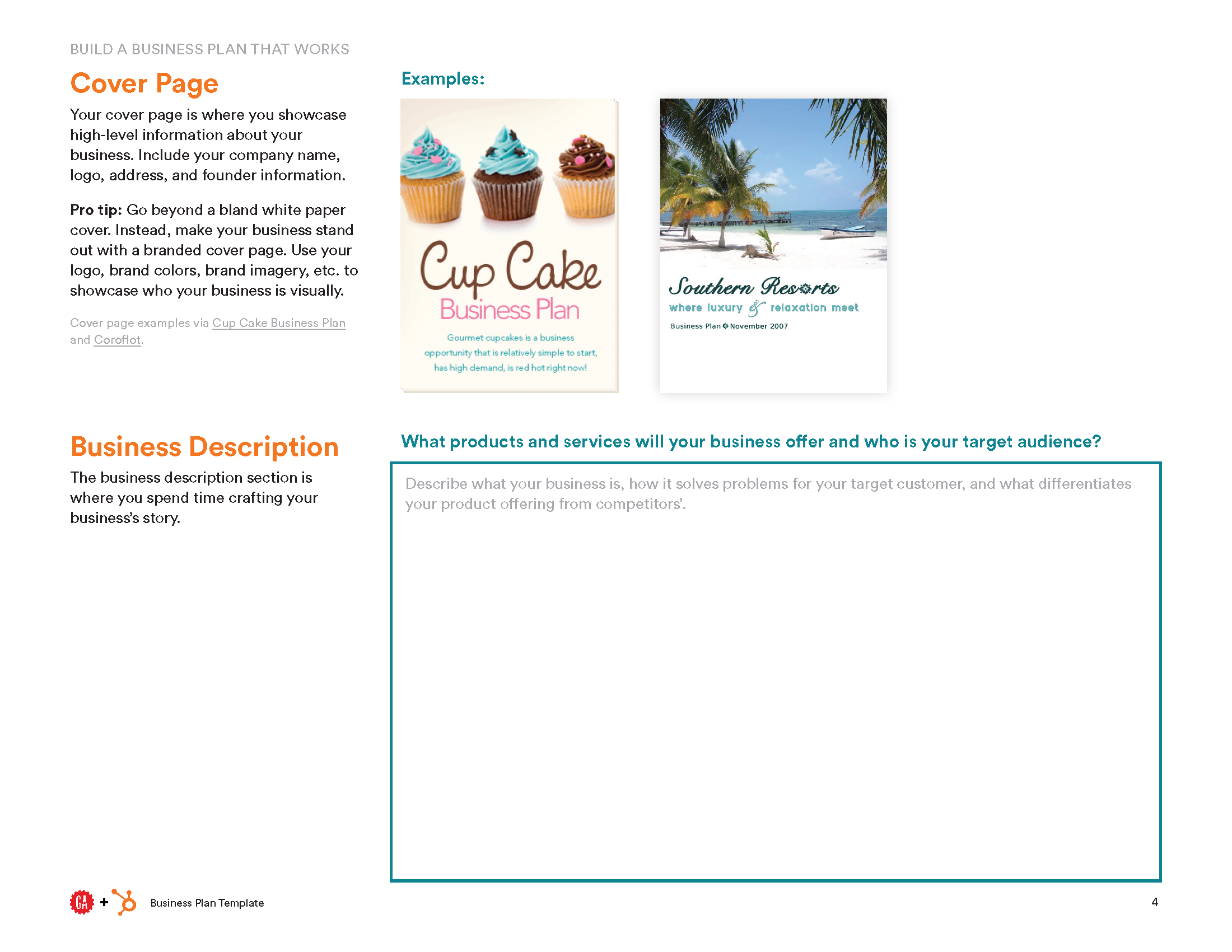 business plan template hubspot